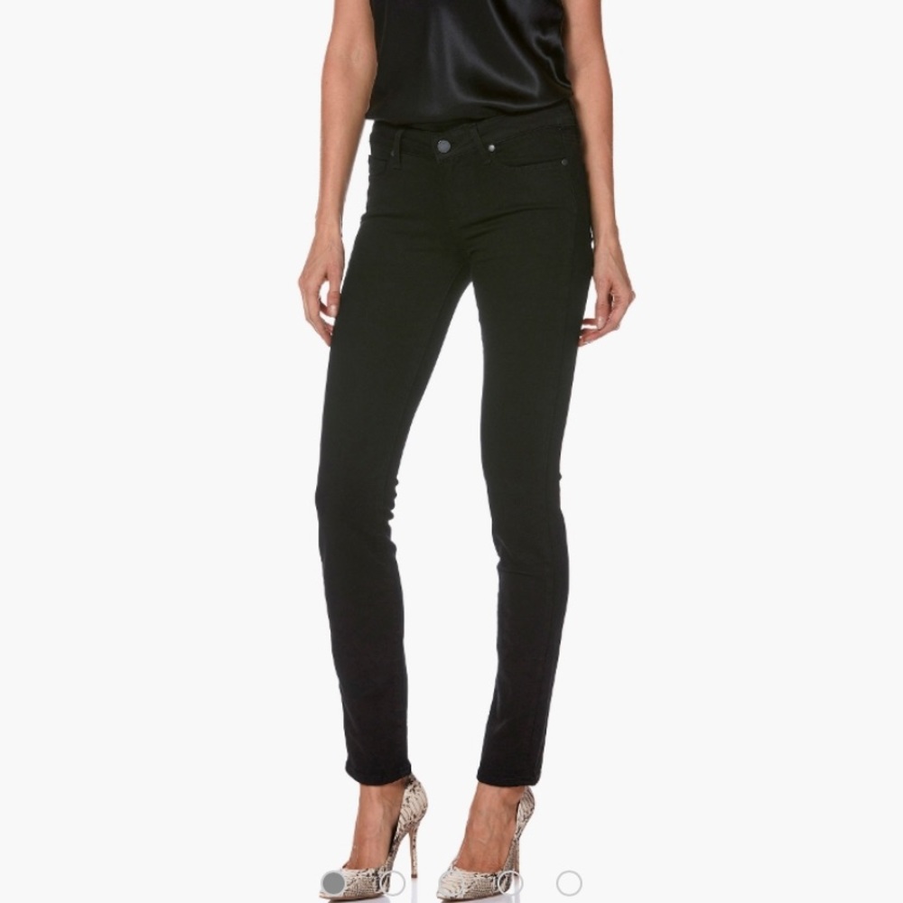 PAIGE Black skyline skinny jeans